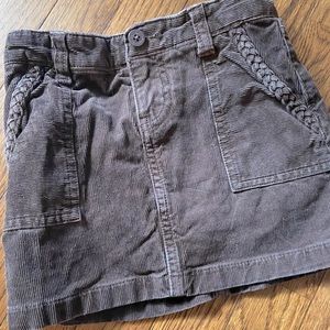 Land’s End Girls Brown Corduroy skirt